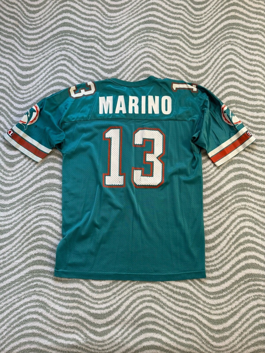 Dolphins MARINO 13 ユニフォーム　【美品】 VTG Dan Marino #13 Miami Dolphins NFL Nike White Away Jersey