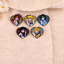 Spilla cartone animato marinaio anime luna cosplay lega distintivo spilla gioielli regalo