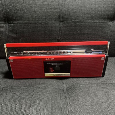 SONY レトロラジオ　ラジカセ　CFS-FM7 電源コードなし　美品 Sony CFS-FM7 Retro Radio Boombox Good working No Power cord | eBay