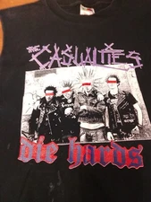 Vintage Casualties T Shirt Die Hards Punk Rock Tank Top Cut Off Early 2000s