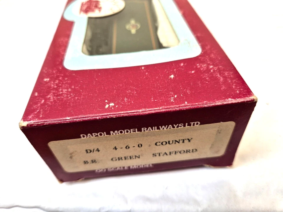 OO GAUGE DAPOL RAILWAYS D/4 4-6-0 COUNTY OF STAFFORD BR GREEN 1027 LOCOMOTIVE - Image 3 of 4