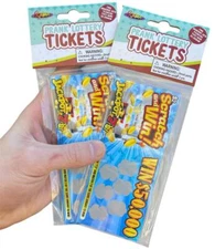 10pk Fake Lotto Tickets – Hilarious Joke Gag Prank All Winners! "I Won!" Lottery