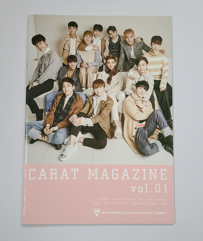 SEVENTEEN CARAT MAGAZINE vol.1 Japan fanclub kpop fc | eBay