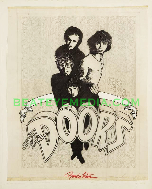 THE DOORS ORIGINAL ART-JIM MORRISON-COMIC ART-CONCERT POSTER-BILL GRAHAM-COMICS