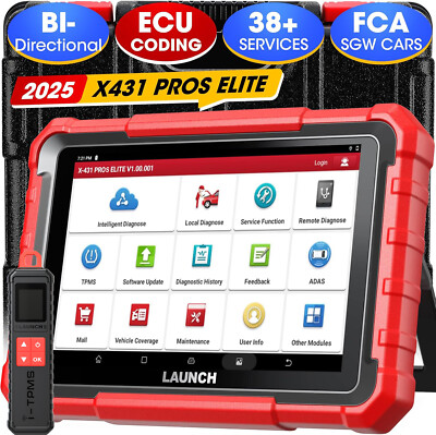 2025 LAUNCH X431 PRO Elite V + PRO5 OBD2 Scanner Car Diagnostic Tool Key Coding
