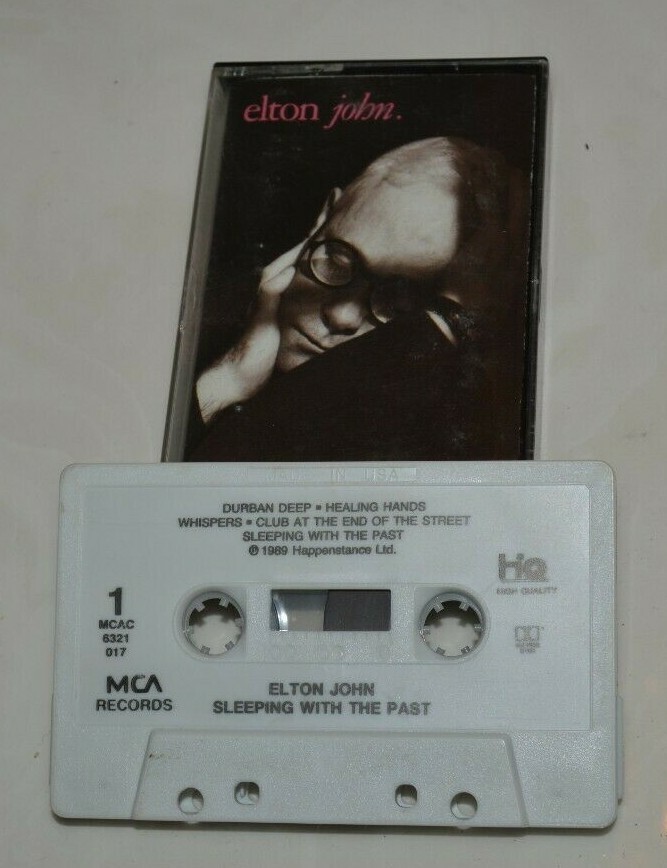 Vintage Elton John Sleeping with the Past Cassette Tape EX MCA Dolby ...