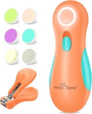 Baby Nail Clippers Electric - Nail Cutter Trim & Polish Grooming Kit (Easy@Home)