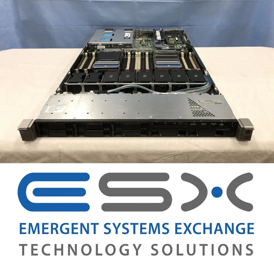 Servidor HP Proliant DL360p G8 1U - 2x Intel Quad-Core E5-2609 @ 2,4 GHz 64 GB P420i Foto 2 de 4