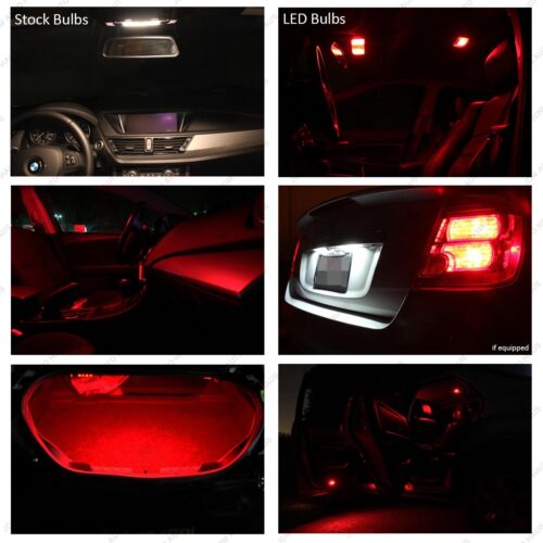 15x Red LED Light Interior Package Kit Fit 2011-2014 MINI Cooper Countryman S - Foto 2 di 12