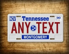 Personalized Tennessee 1990's Tri Star License Plate 6x12 Custom Novelty Tag
