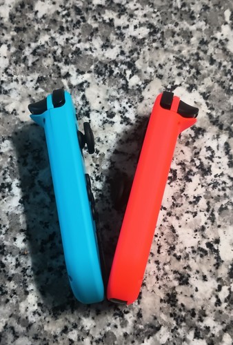 Genuine Authentic LEFT & RIGHT NEON BLUE/NEON RED Wireless Joy-Cons TESTED - Picture 5 of 5