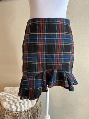 Tartan mini skirt zara outlet