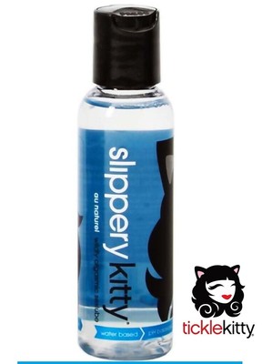 Slippery Kitty Au Naturel Lube Water-Based Pleasure for Woman Vitamin E Aloe 2oz