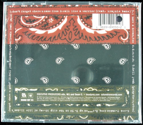 DEAD PREZ "RBG - REVOLUTIONARY BUT GANGSTA" 2004 CD ALBUM 21 TRACKS *SEALED* - Picture 2 of 2