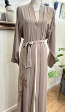 Amina Abaya - Women s Embroidered Dress, Perfect for Eid, Abaya, Ramadan