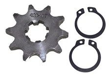 Trkimal Motorcycle Front Sprocket 17mm for 50cc 70cc 90cc 110cc 420-10T 17MM
