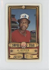 1983 Perma-Graphics/Topps Credit Cards Al Oliver #150-SSN8310