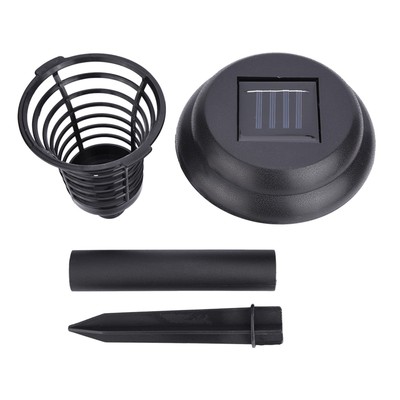 GE Solar Power Insect Trap Electronic Mosquito Bugs Killer LED Light Outdoor Gar