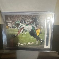 Panini 2022 Chronicles Luminance Rookie Card #220 Breece Hall New York Jets NFL. rookie card picture