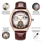 luxury Men's Automatic Mechanical Tourbillon Watch Wristwatch Self-winding Gifts
