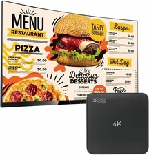 Smart Digital Signage Player with Non-Subscription CMS Software 7x24 Black 