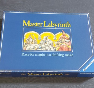 Ravensburger MASTER LABYRINTH Maze Board Game Vintage 1991 1st COMPLETE 