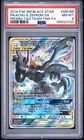 2019 POKEMON SM BLACK STAR PROMO #SM168 FULL ART/PIKACHU & ZEKROM GX PSA 8