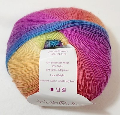 Groovy 100gr Skein 874yd Knit Picks CHROMA LACE Wool/Nyl Sgl YARN NOS