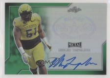 2017 Leaf Metal US Army All-American Bowl 6/10 Marlon Tuipulotu #BA-MT1 Auto s9d