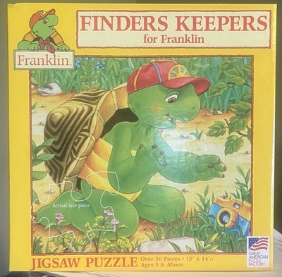 Franklin the Turtle - Jigsaw Puzzle - Finders Keepers - Factory Sealed
