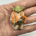 Vintage Star Wars Yoda Orange Snake 1980 Kenner Action Figure