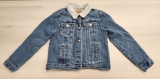 LEVI'S Fleece Lined Sherpa Denim Trucker Jacket Sz L Youth 10-12 yrs 