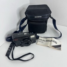 Olympus Infinity Point Shoot Film Camera Zoom 210 AF 35mm Tested And Working