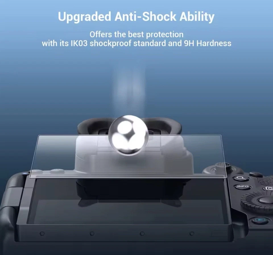 Protector de pantalla de vidrio templado 2 piezas para Canon EOS R8 R7 R6 Mark II R50 R10 R5 Foto 2 de 4