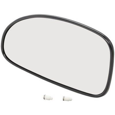 Driver Mirror Glass For 2000-05 Buick LeSabre Heated with Backing Plate 12482399