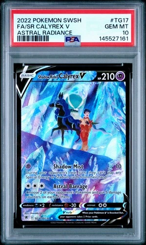 Shadow Rider Calyrex V TG17/TG30 TG Astral Radiance PSA 10 Pokémon card
