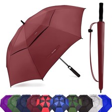 Golf Umbrella Large 62/68/72 Inch, Extra Large Oversize Double Canopy Vented ...