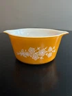 Vintage PYREX BUTTERFLY GOLD  473-B 1-Quart Casserole Dish NO LID - EUC