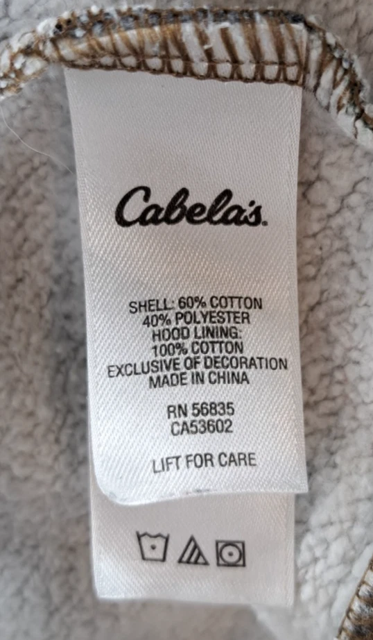 Cabelas Sudadera con Capucha Mujer XL Camuflaje Hojas de Roble Mossy Camuflaje Bordado Sudadera Foto 4 de 4