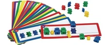 Excellerations® Weighted Counting Bears 96pc and 25 Pattern Sequencing Cards 