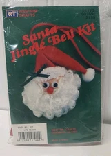 Santa Craft Kit-Santa Jingle Bell Kit In Sealed Package 