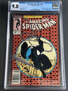 Amazing Spider Man #300 Marvel Comics 1988 Origin 1st Appearance Venom CGC 9.0