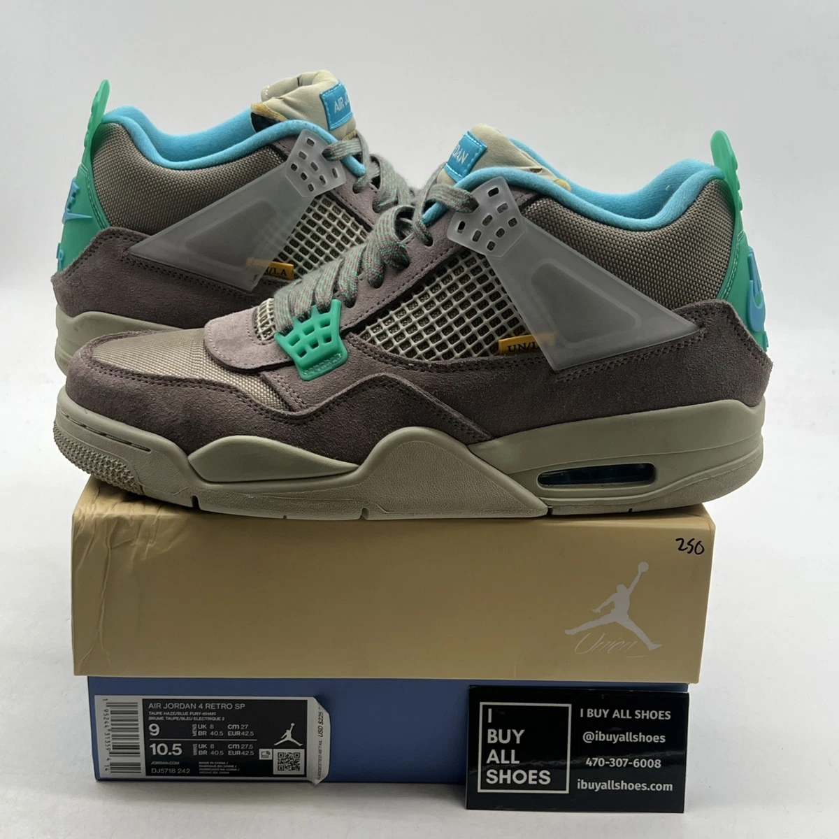 Union LA x Air Jordan 4 Retro Taupe Haze for Sale | Authenticity