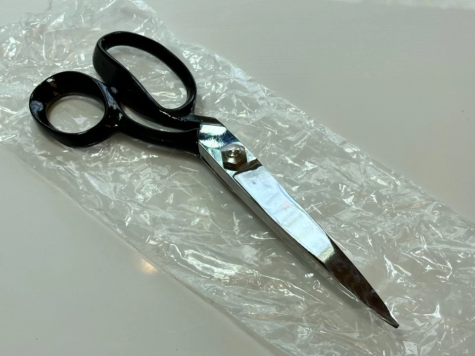 NOS Clauss No. LH10 Scissors Shears, Straight Steel Pointed w/ Black Grip, NEW - Image 4 of 4