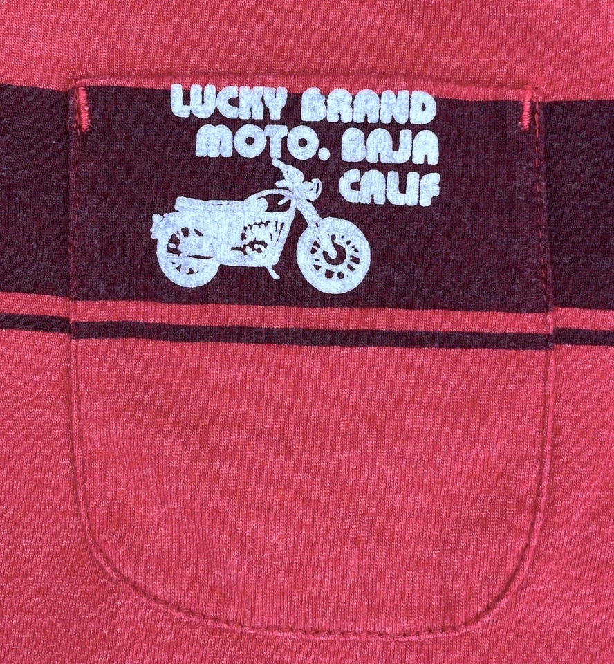 Lucky Brand Motorcycle Baja Kids Childs Toddler Short Sleeve Graphic T Shirt 4T - Image 2 of 4