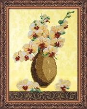 DIY Bead Embroidery Needlepoint Kit "Sunny etude 1" Stitching Handmade Beadwork