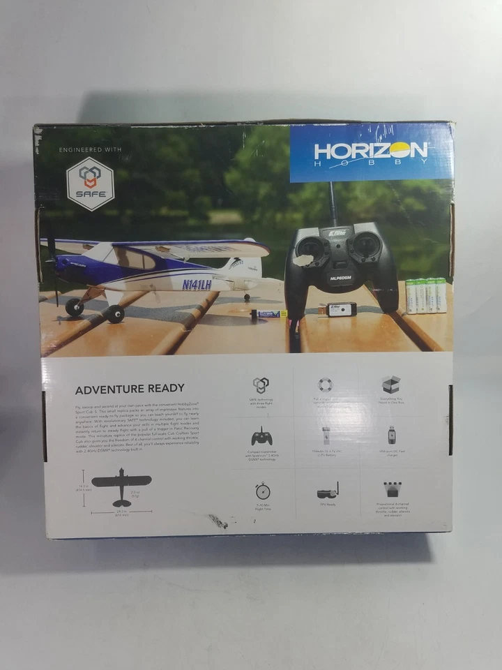 HobbyZone Sport Cub S Ready to Fly RC Electric Airplane Complete Kit - Image 4 of 4