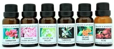 6 Oil Carnation, Rose, Tuberose, Island Orchid, Lily of the Valley, Japanese Che