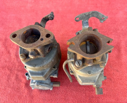(2) OEM Rochester 1 Barrel Carburetors Chevy GMC B-style Inline 6 Cyl Engine 235 - Picture 6 of 12