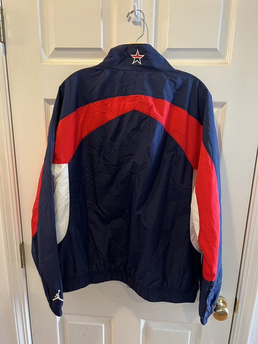 Air Jordan x Trophy Room USA Woven Track Jacket DR2954-410 Air Jordan x Trophy Room USA Woven Track Jacket DR2954-410